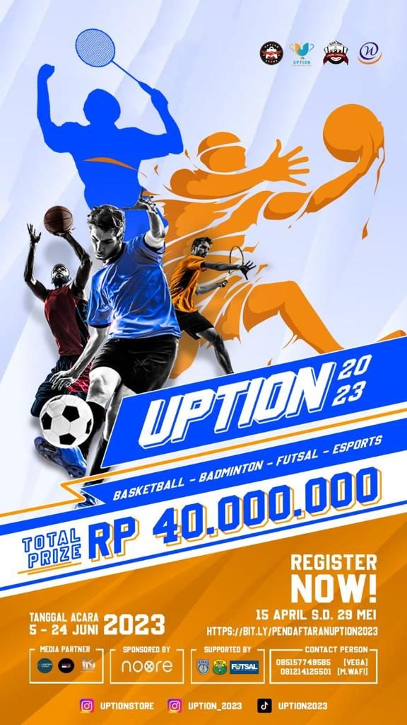 UTama Sport Competition 2023 - Poster Uption 2023